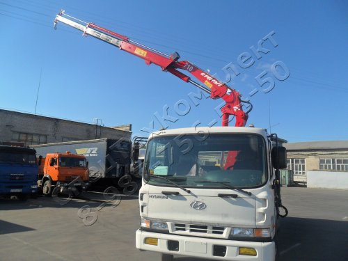Бортовой HYUNDAI HD 120 Long/Extra Long c КМУ